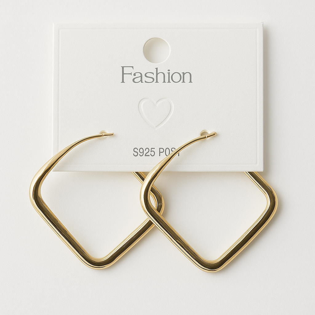 Bold Curve Earings